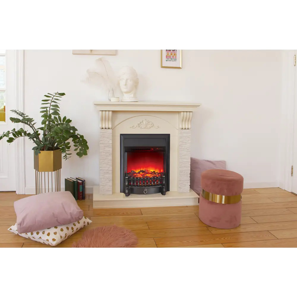 Каминокомплект Corfino WT Junior 18 цвет белый REALFLAME STLM-2186879 - Вид №6