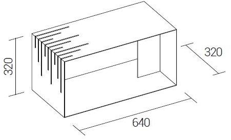 Dall'Agnese Прямоугольный стол из лакированного металла Metal sun-id-1488938 - Вид №3