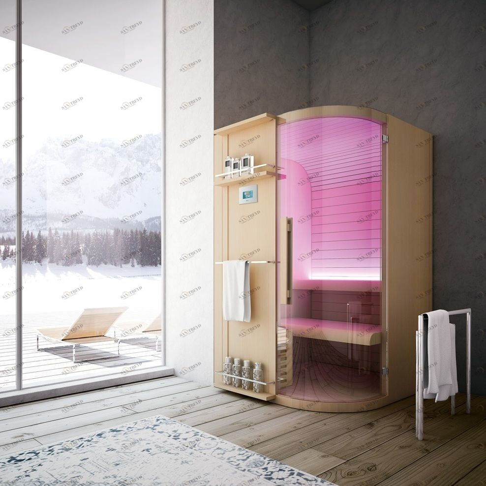Домашняя сауна 120x127 угловая Cuna Gruppo Geromin SSACU1K2SH