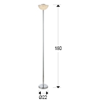 057970 Торшер 1L LED Schuller Lua  - Вид №1
