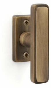 Pasini Оконная ручка из латуни на розетке Corolla 3743