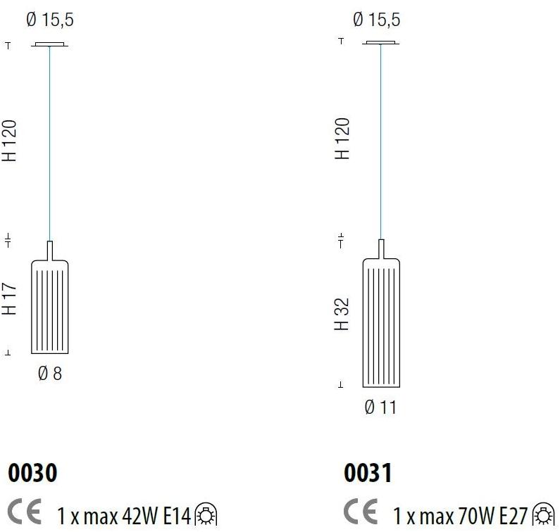 Sylcom Подвесной светильник из стекла Korinthos 0030/0031 - Вид №3