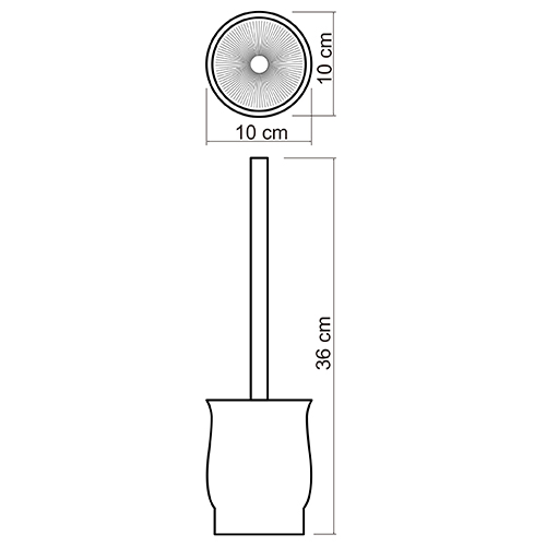 C186 Колба с щеткой WasserKRAFT  - Вид №1