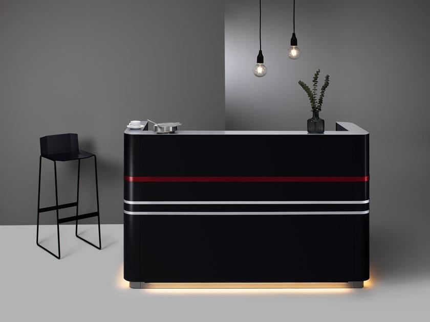 müller möbelfabrikation Стойка регистрации офиса с освещением Workspace sun-id-1348207 - Вид №1