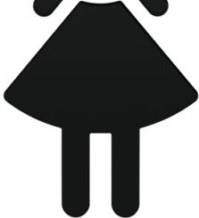 801.91.020 значок женщина HEWI Türzubehör  - Вид №9