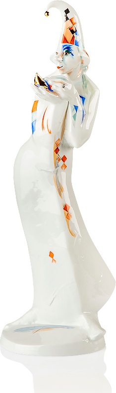 10572234 Meissen Фигурка 42см "Золотая птичка" (И. Даниэльчик) Фарфор 