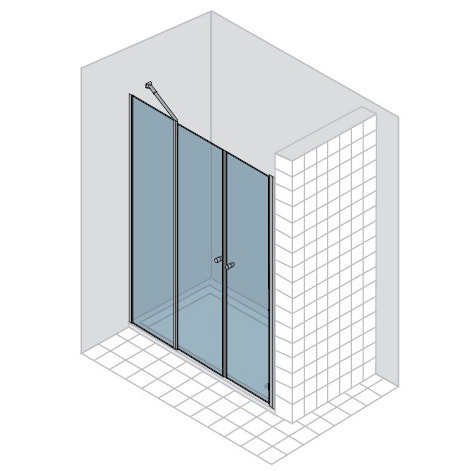 GFTPN Vertica collection Качающаяся дверь DUKA 44901 - Вид №1