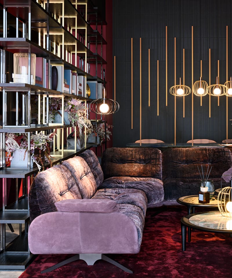 Бархатный угловой диван Borzalino Ayton ARCH-00144520 - Вид №7