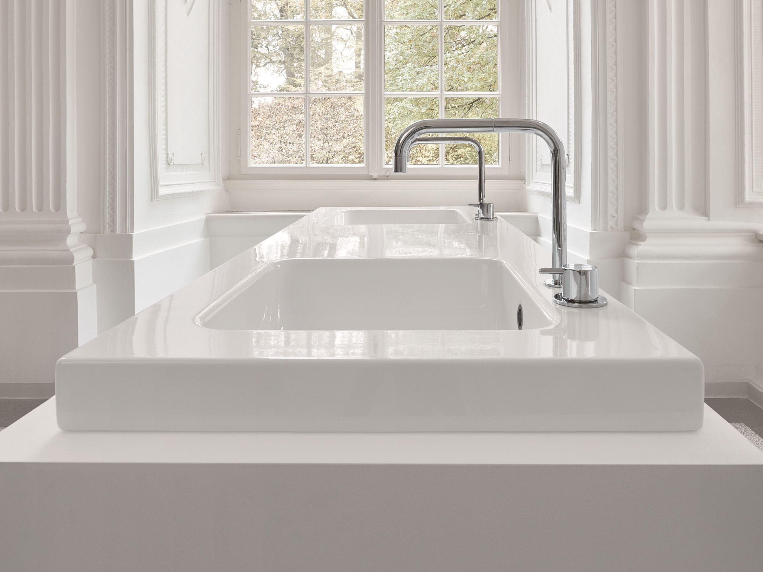 Прямоугольная встраиваемая раковина из эмалированной стали Bette BetteOne ARCH-00123203 - Вид №3