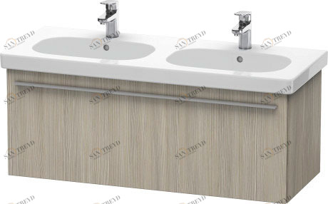 XL605003131 X-Large Тумбочка подвесная Сосна серебристая, декор Duravit