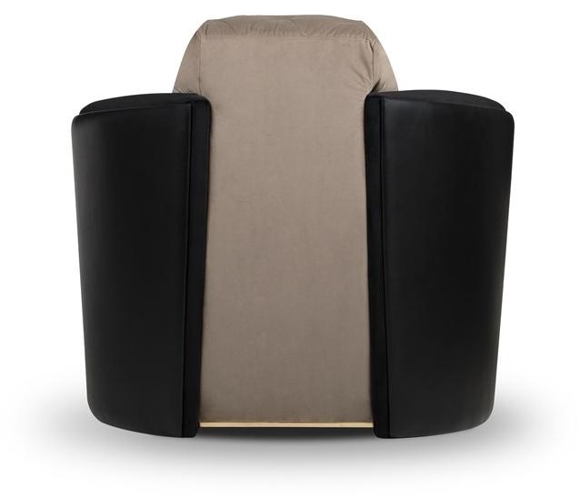 LUXXU Стеганое кресло с подлокотниками Navis sun-id-1361234 - Вид №4