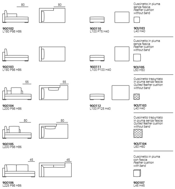 Marelli Модульный угловой диван sun-id-1357399 - Вид №9