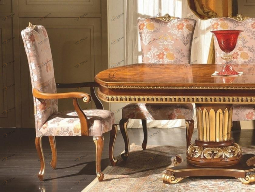 SCAPPINI & C Стул с деревянным каркасом и тканевой обивкой 35th anniversary Se 431/a