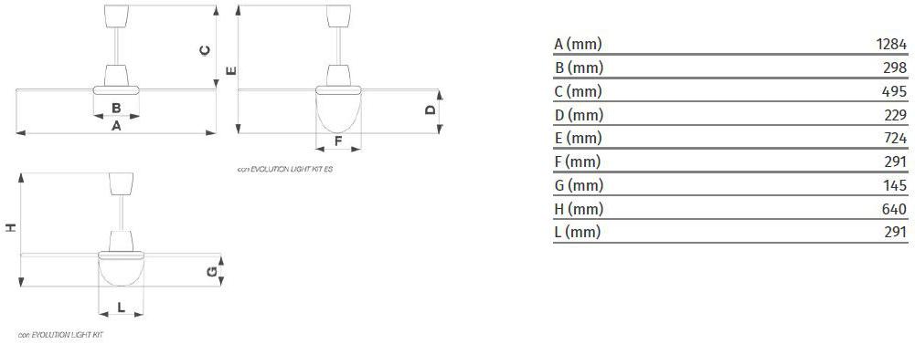 Vortice Потолочный вентилятор Nordik evolution 61751 - Вид №1