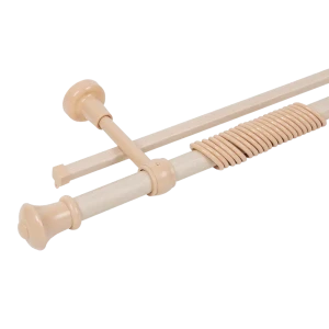 Карниз двухрядный Успех 240 см цвет слоновая кость 18560524 STLM-2039672