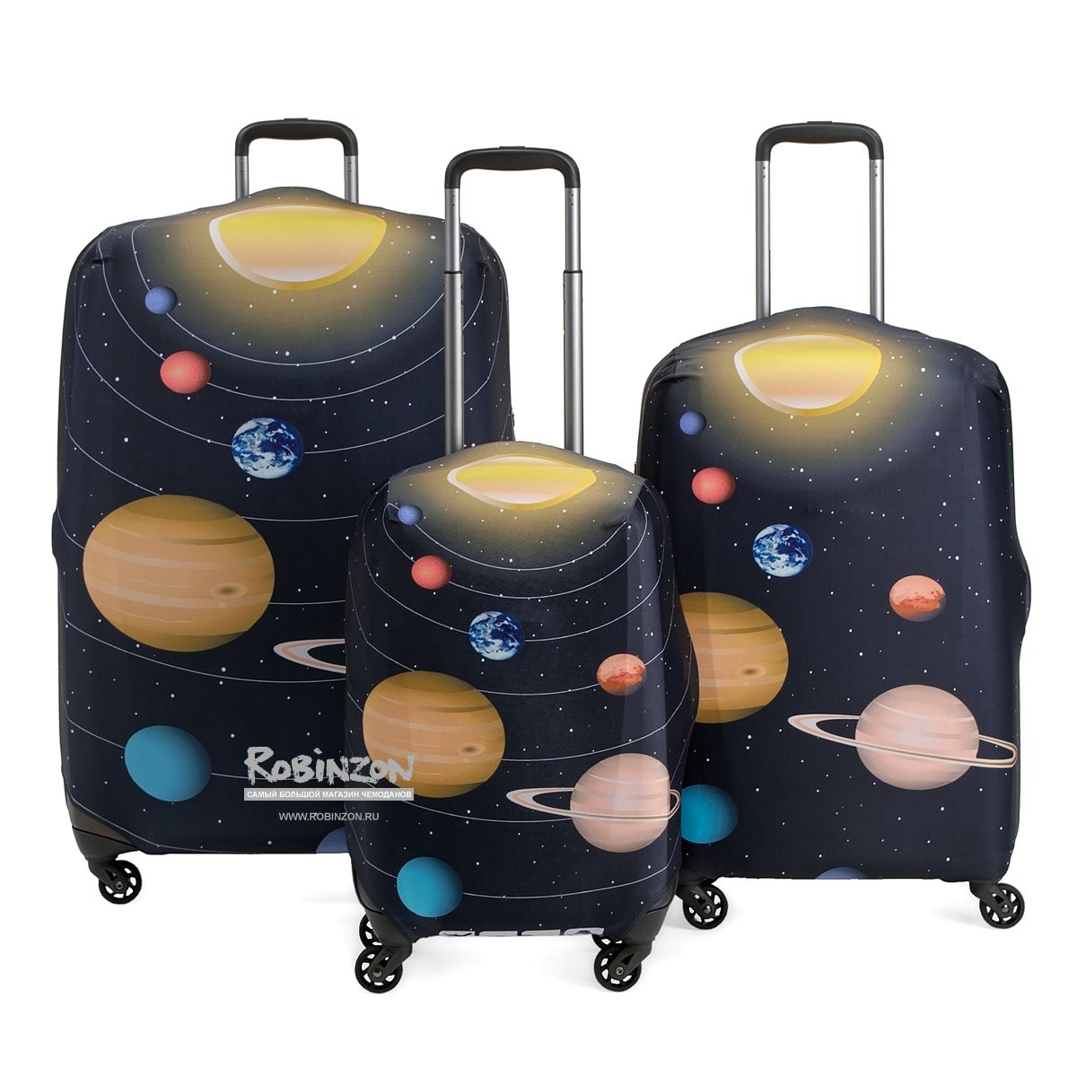 SP240 Solar-L/XL Чехол для чемодана большой Solar L/XL Routemark SP240  - Вид №6