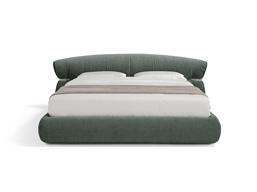 Двуспальная кровать из ткани с мягким изголовьем Max Divani BonBon ARCH-00083422 - Вид №1