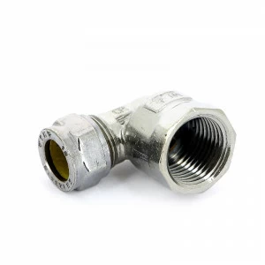 Угол обжим-В хромированный TIEMME 15х1/2"