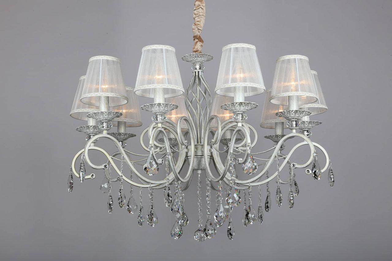 Подвесная люстра Omnilux OML-79103-10 OMNILUX ДИЗАЙНЕРСКИЕ 186448 Белый  - Вид №3