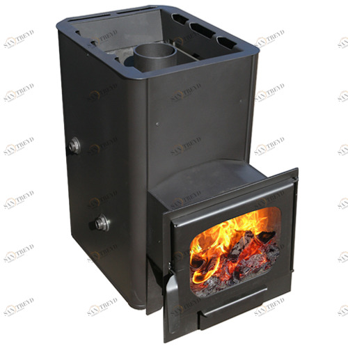 Печь для бани Варвара Мини с теплообменником вынос 130 Панорамная 6085