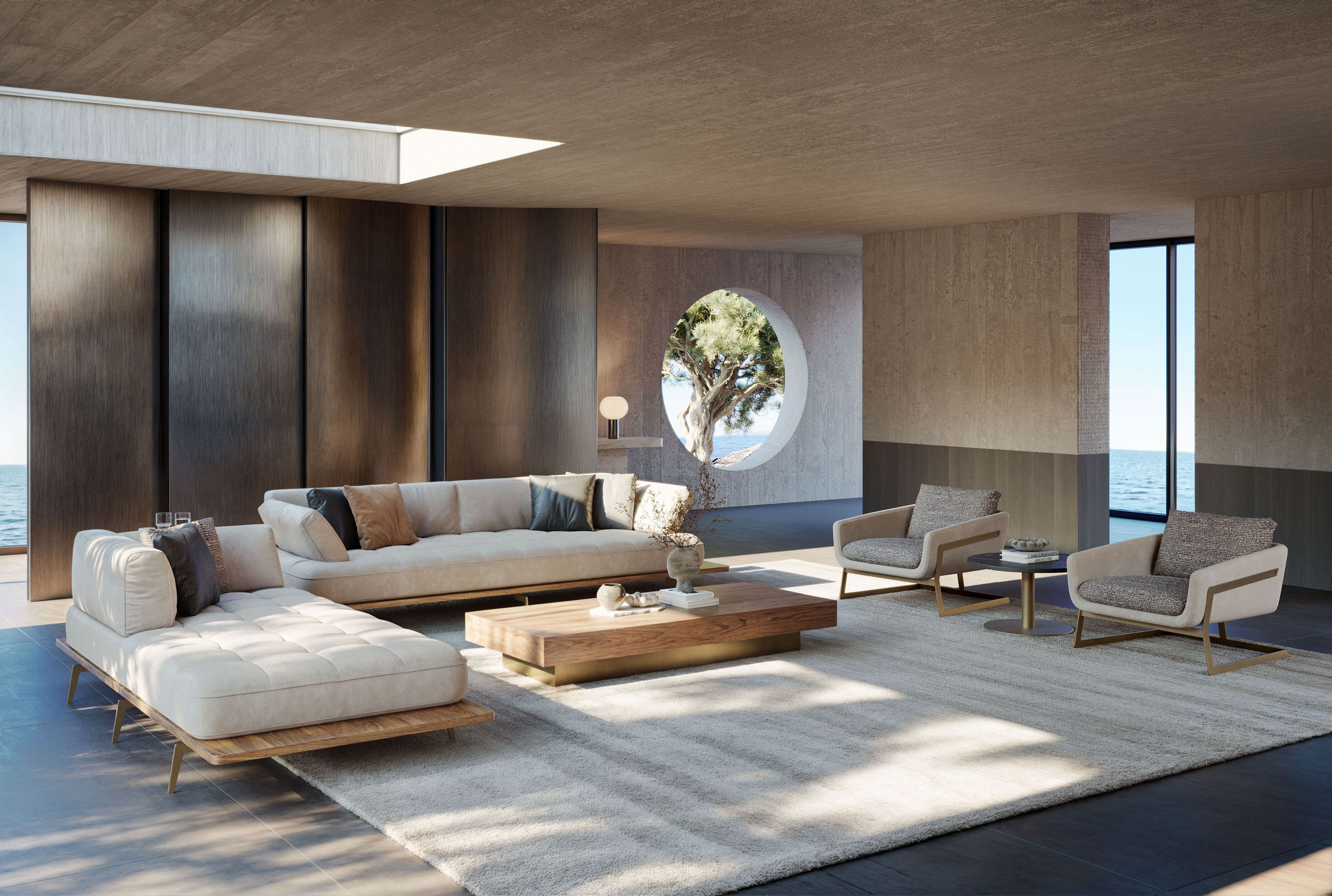 Кожаный диван Wayne Enterprises Home Collection WE-029 ARCH-00100787 - Вид №12