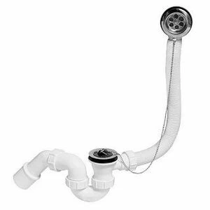 Слив-перелив McALPINE L=500 х 34 мм, гидрозатвор 50 мм, выход 40/50 мм