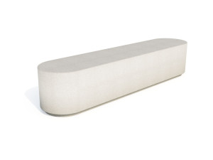 Бетонная скамья без спинки