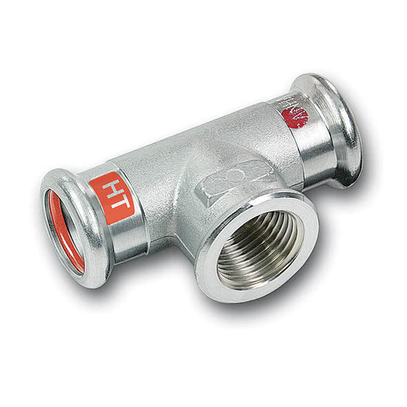 128130G2834 SANHA 28130G SANHA-Therm Industry тройник ВПр-ВР-ВПр 28x3/4x28 мм  - Вид №1