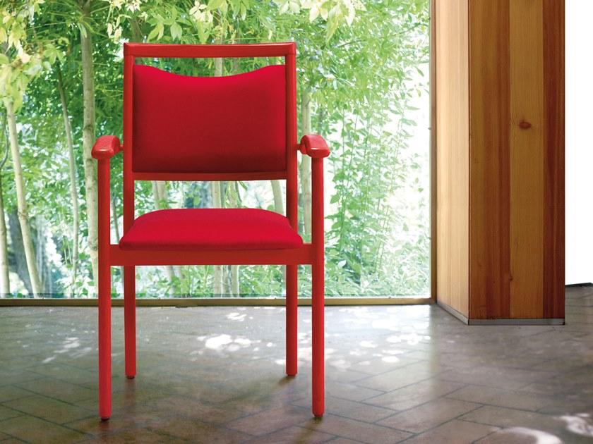 PIAVAL Штабелируемый тканевый стул с подлокотниками Spring | health & care 51-16/7 - Вид №6