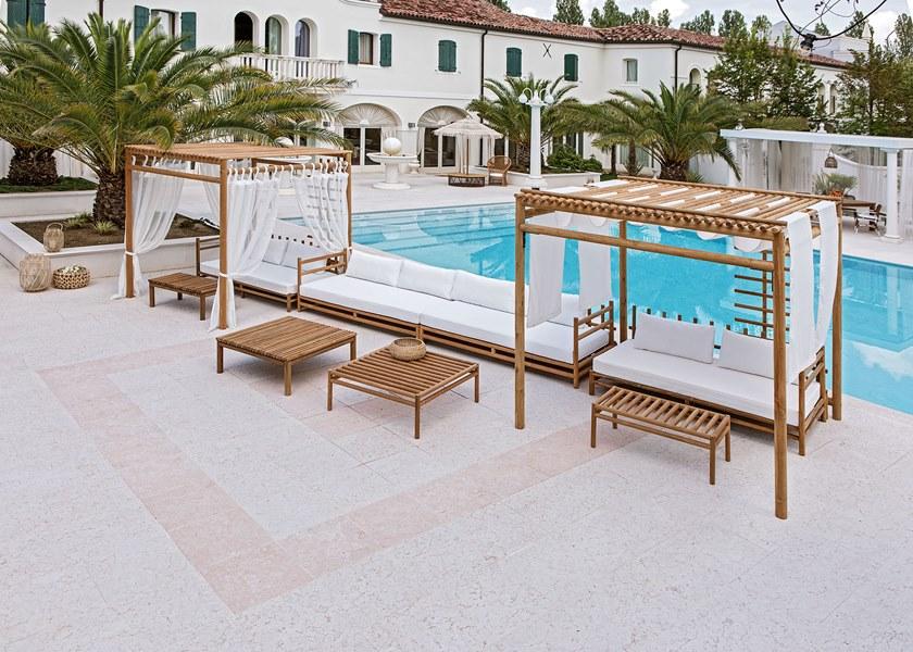 cbdesign Садовая кушетка из тика Woo system Tj 328b - Вид №12