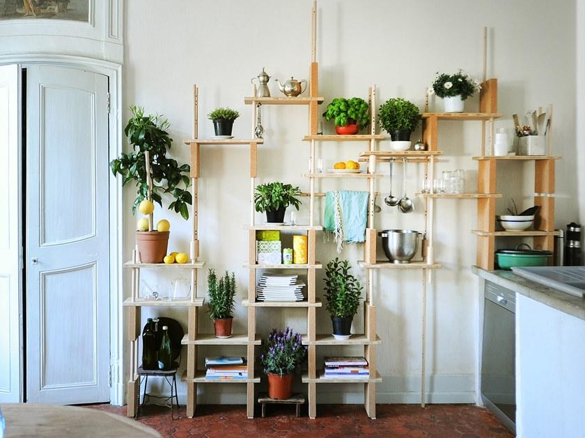 smarin Модульная модульная открытая полка из дерева sun-id-1442905 - Вид №5