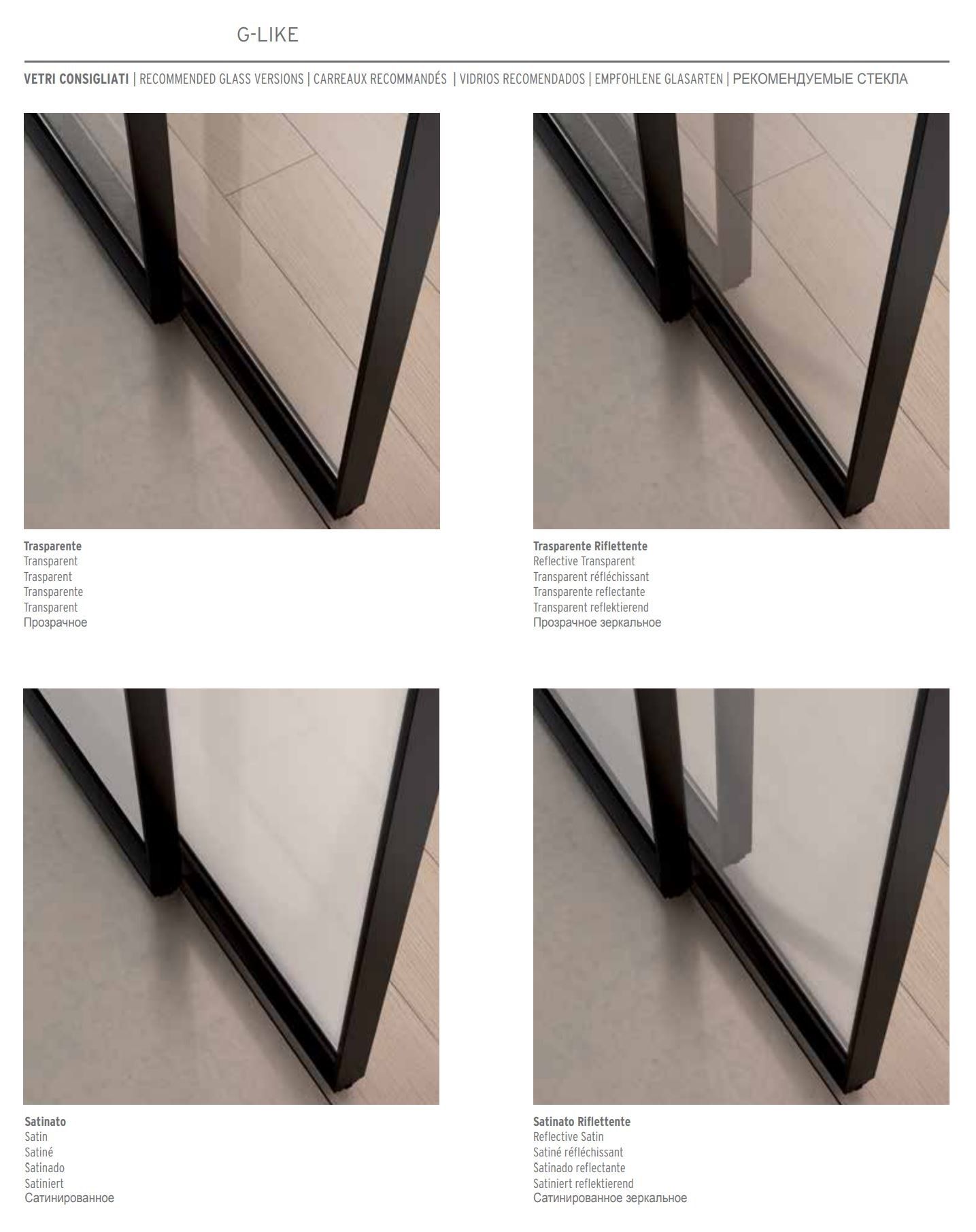 Стеклянная и алюминиевая конструкция распашной двери GIDEA G-Like ARCH-00101676 - Вид №12