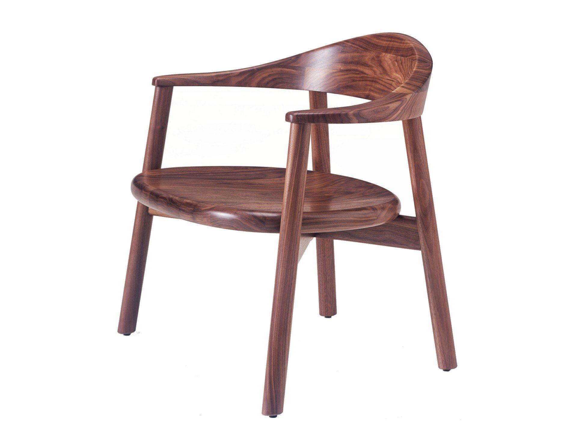 Стул из массива дерева с подлокотниками BassamFellows ARCH-00090418 - Вид №3