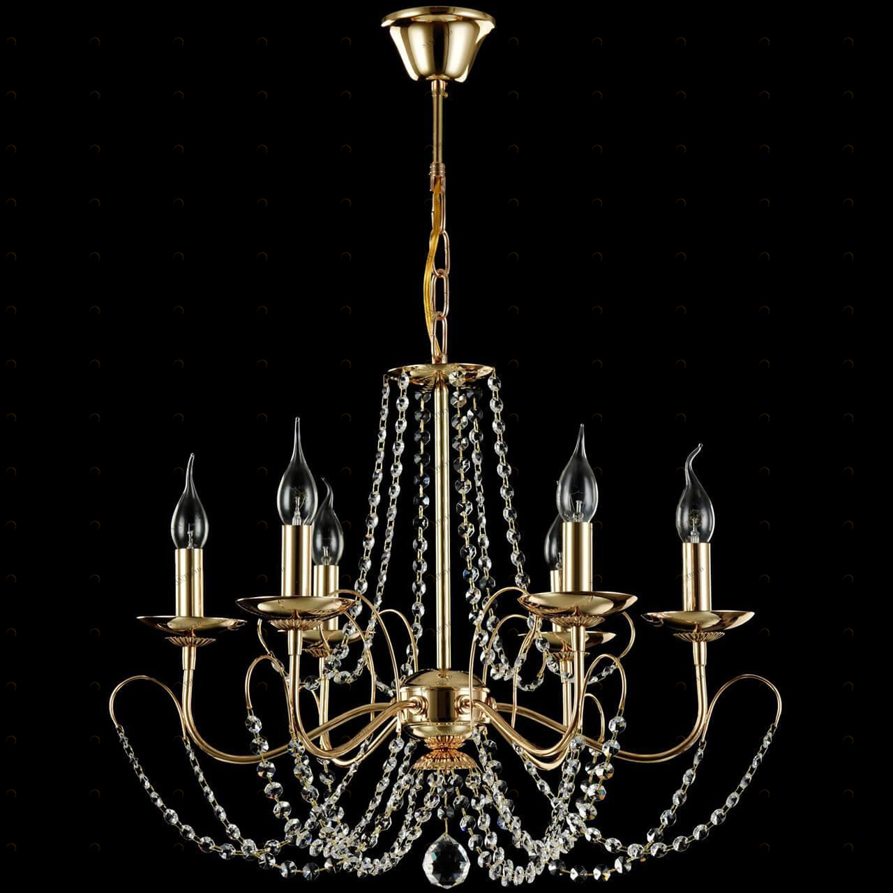 Подвесная люстра Freya Gracia FR1312-PL-06-G FREYA GRACIA 187168 Золотой 