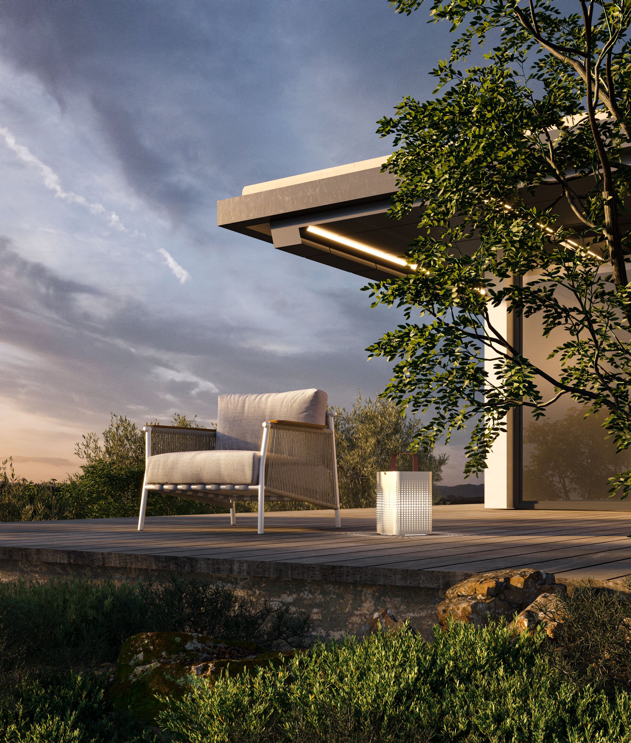 Веревочный садовый стул VINEKO Nine Degrees ARCH-00035938 - Вид №3