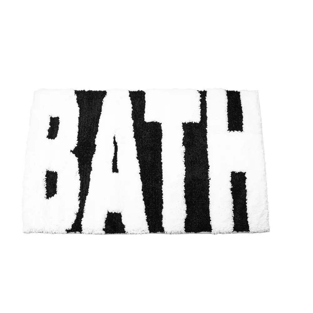 Коврик для ванной SWENSA Bath — уют и безопасность в черном цвете 89379342 STLM-1432736