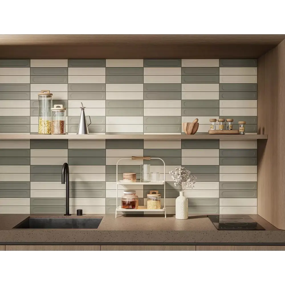 Настенная плитка Kerama Marazzi Медина 2 6x28.5 см 0.82 м2 матовая цвет белый 89451124 STLM-2178879 - Вид №1