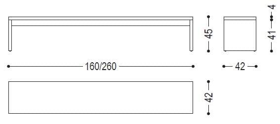 Скамейка из массива дерева Riva 1920 природа ARCH-00065507 - Вид №2