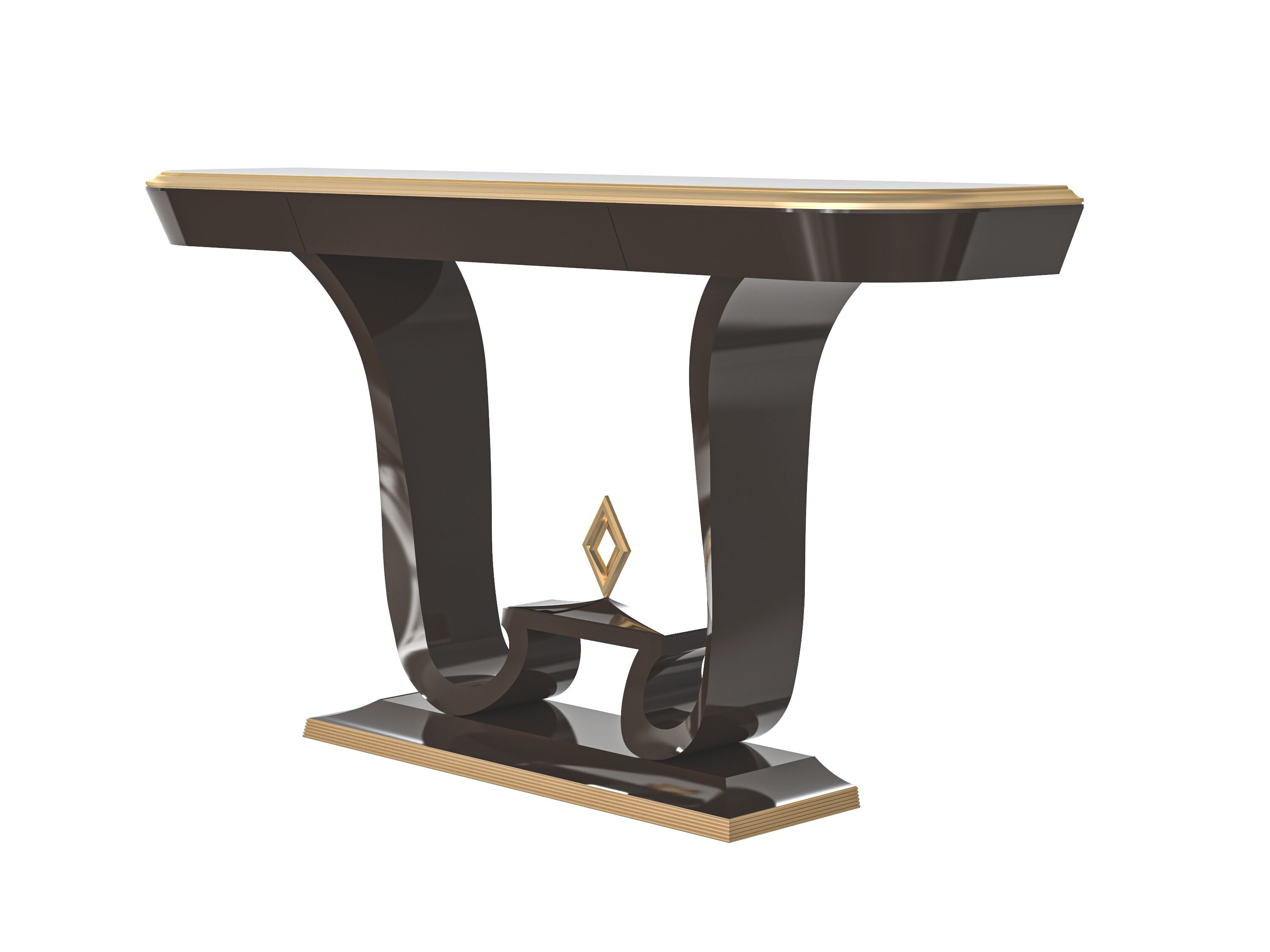 Деревянная прямоугольная консоль Modenese Luxury Interiors ELEGANCE ARCH-00085573 - Вид №1