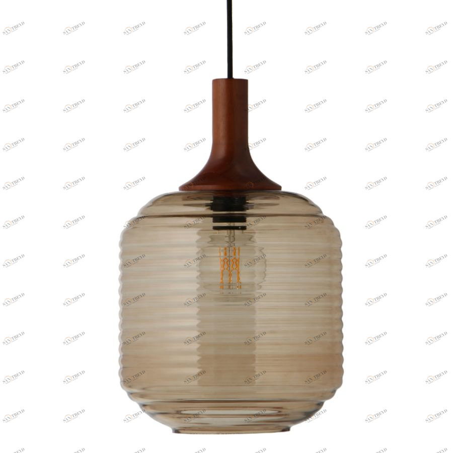 Лампа подвесная Honey, D26 см, янтарная Frandsen 15443276205001