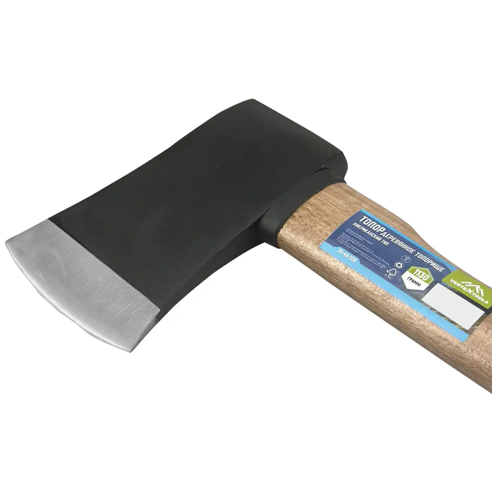 Топор Vertextools с деревянной рукояткой для профессиональной работы с древесиной 89359976 STLM-1522606 - Вид №1