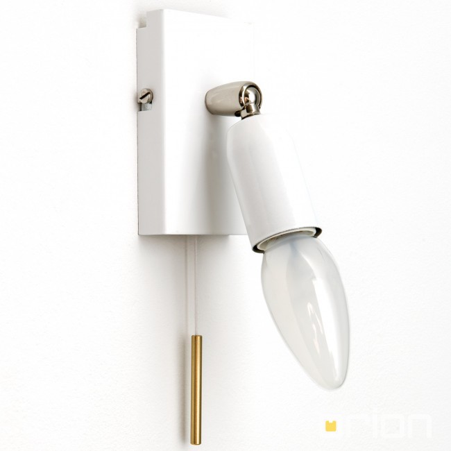 WA 2-1353 MS-matt настенный светильник с белым абажуром Orion Shade 117816 - Вид №2