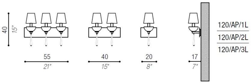 Aiardini Настенный светильник отраженного света Sinfonia sun-id-1392793 - Вид №1