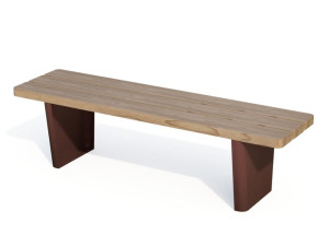 Деревянная скамья без спинки