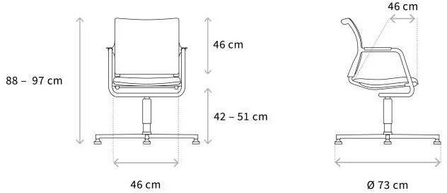 Wagner Вращающееся кресло с регулируемой высотой Ergomedic sun-id-1468229 - Вид №1