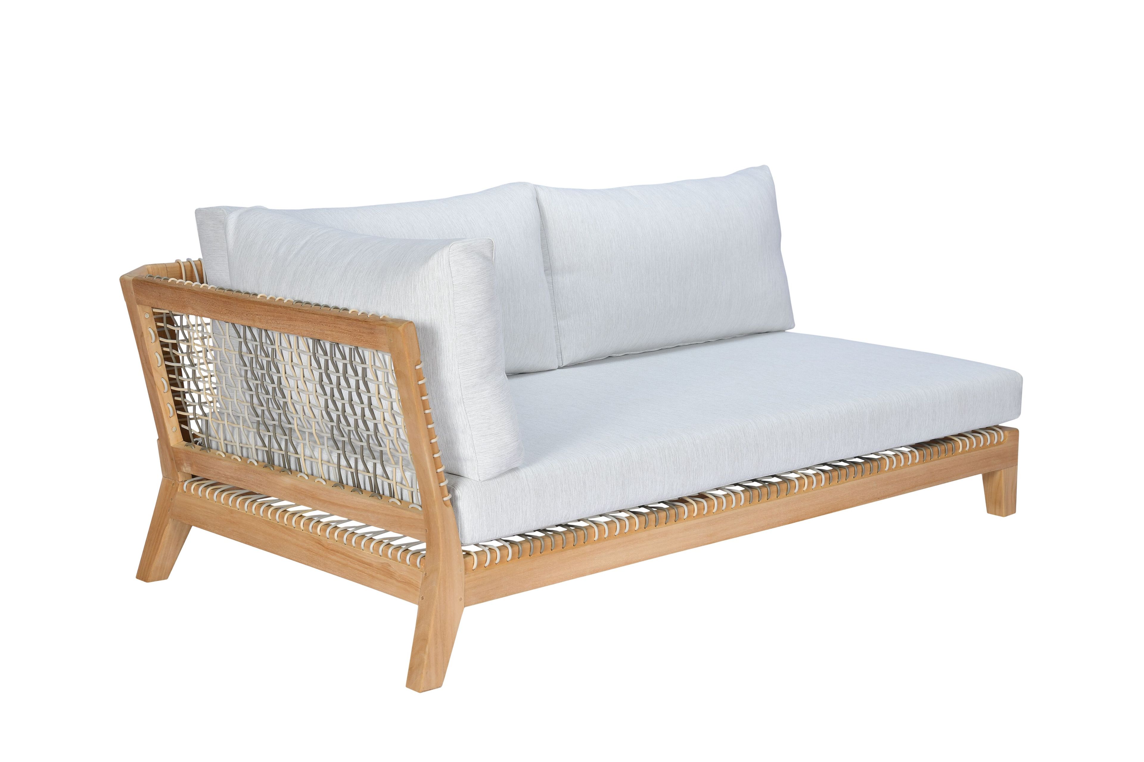 Правый / левый модуль для секционного дивана из тикового дерева cbdesign Венская модульная ARCH-00096006 - Вид №33