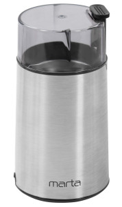 9058513 Кофемолка электрическая MARTA MT-CG2180C серебристый