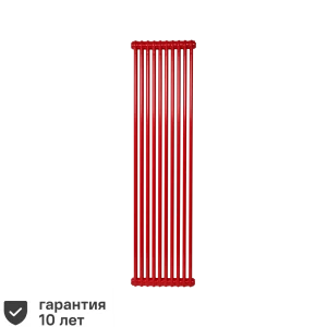 Радиатор трубчатый Irsap Tesi RR218001005A430N01 1735/65 10 секций боковое подключение сталь красный