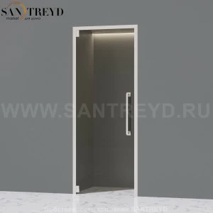 Effegibi SPAZIOFILO Стеклянная правая дверь без порога. Размер: длина 88 см, высота 202 см SF80R