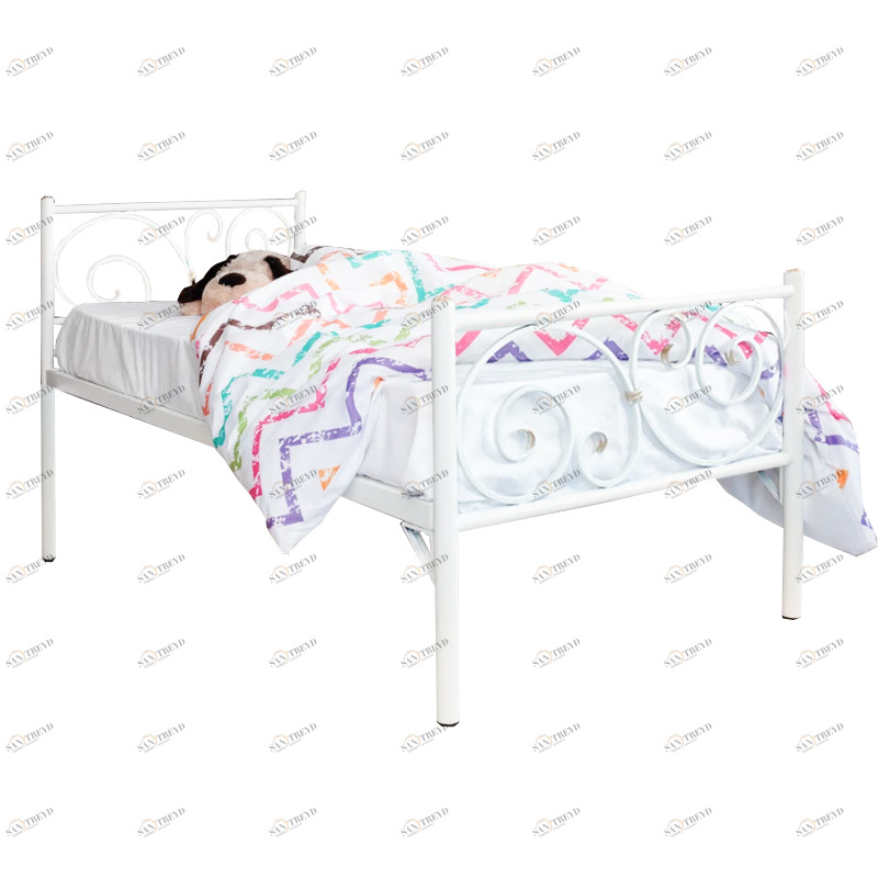 Кованая кровать детская 70х160 белая "Мадлен" FRANCESCO ROSSI МАДЛЕН 134699 Белый 